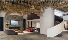 福州装修公司：风格得利石材展厅案例